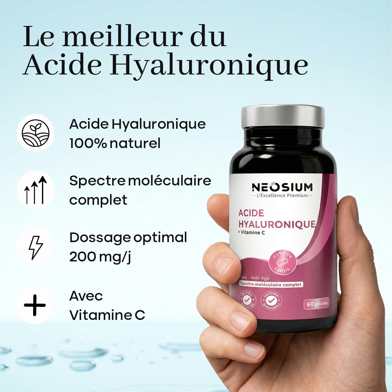 Hyaluronic Acid – 60 capsules