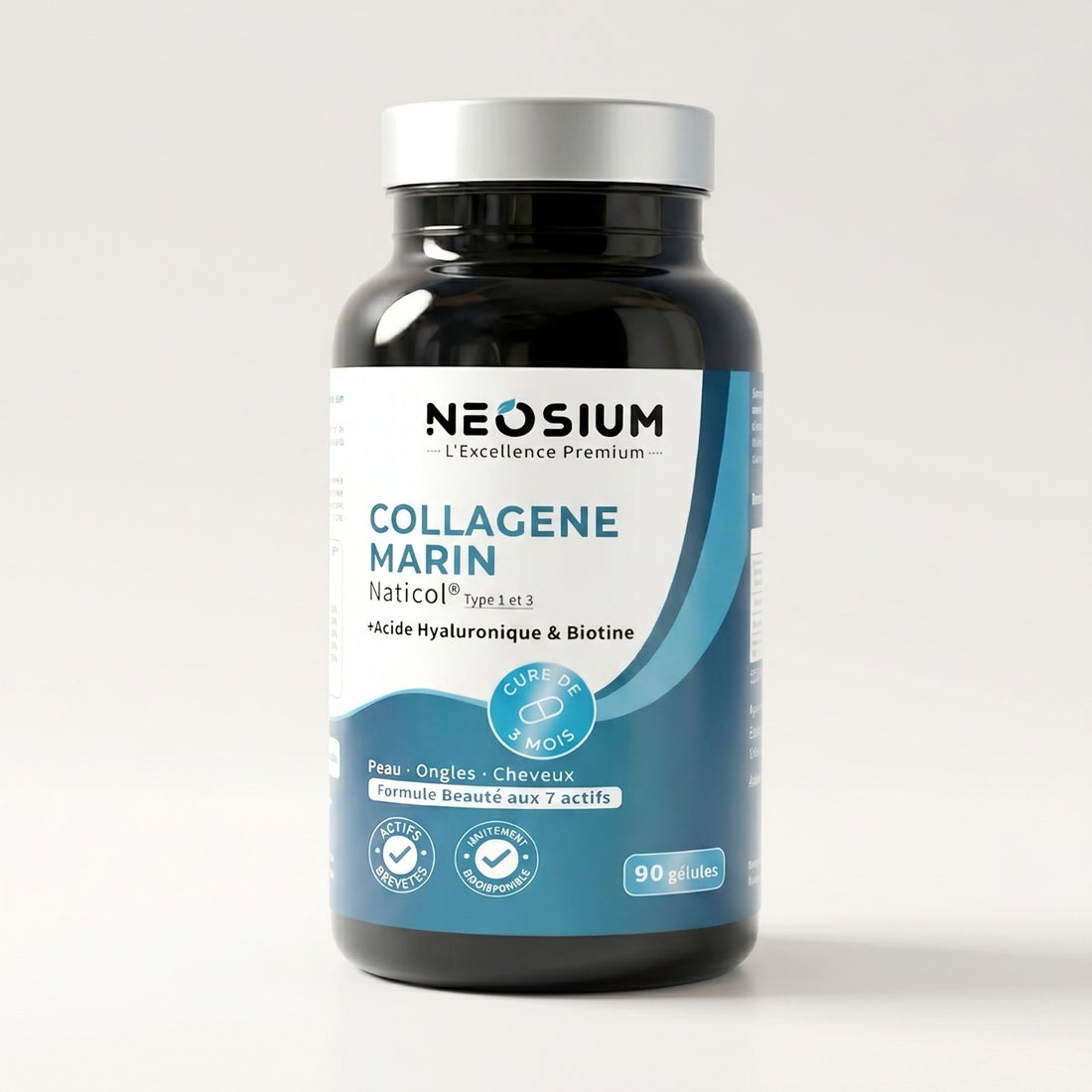 Collagène Marin Naticol® – 90 gélules Anti-Âge & Peau – NEOSIUM