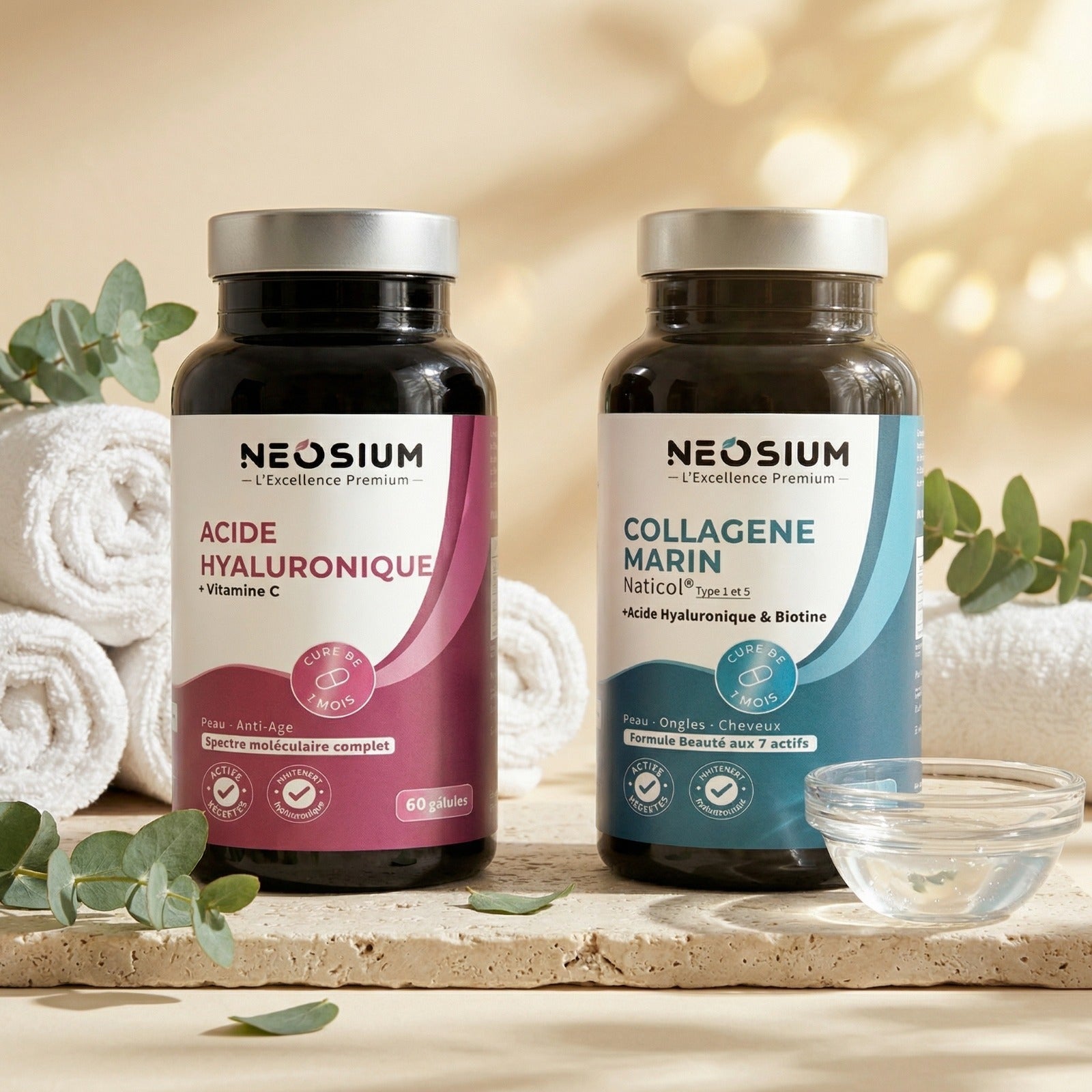 Rituel Beaute Collagene Marin Naticol + Acide Hyaluronique ExceptionHYAL - NEOSIUM