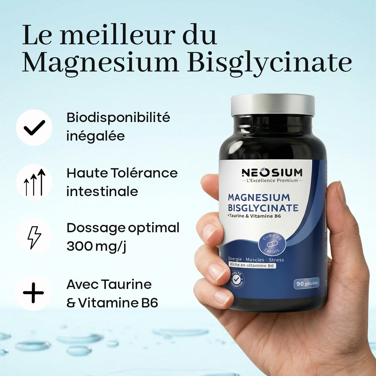 Magnesium Bisglycinate – 90 capsules