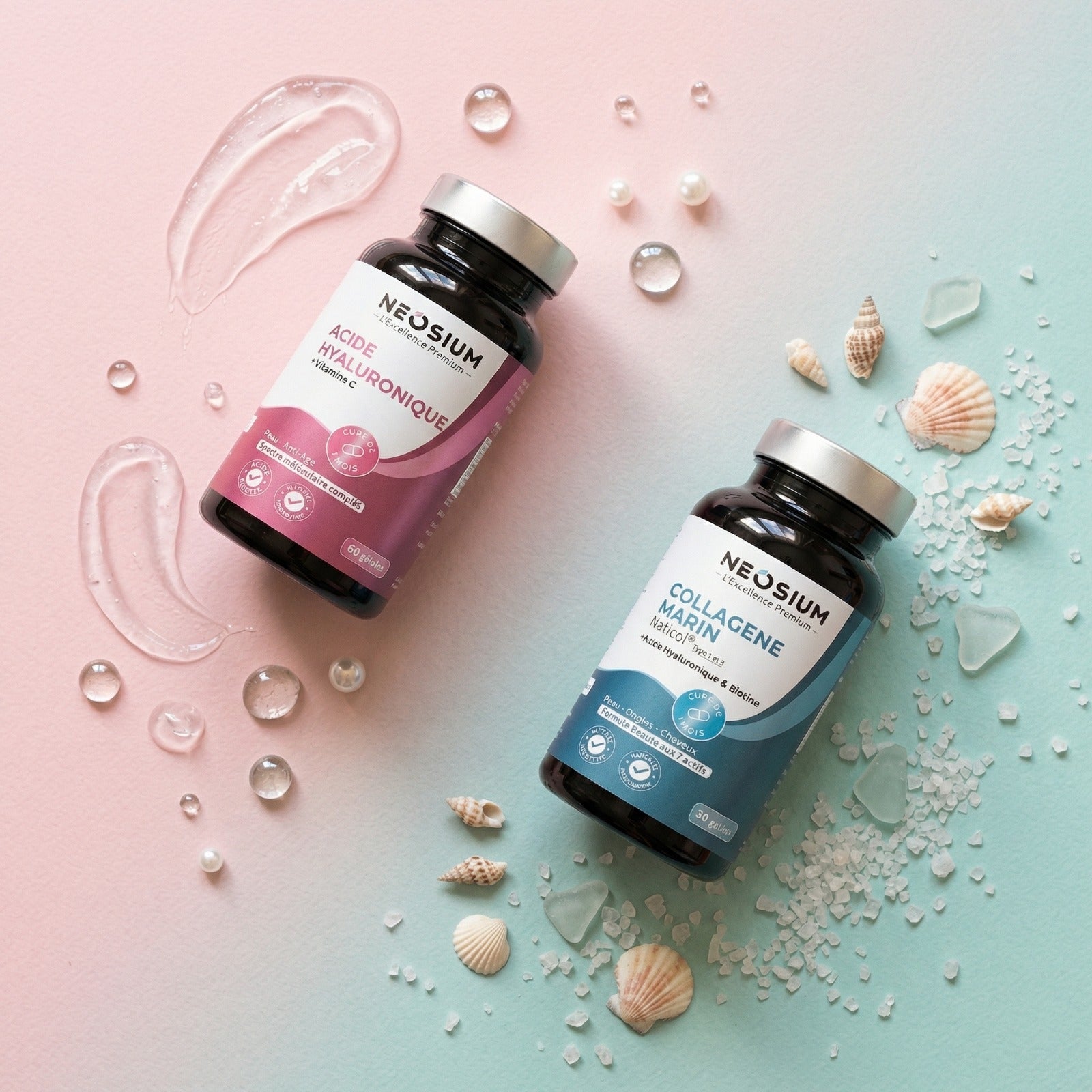 Rituel Beaute Collagene Marin Naticol + Acide Hyaluronique ExceptionHYAL - NEOSIUM