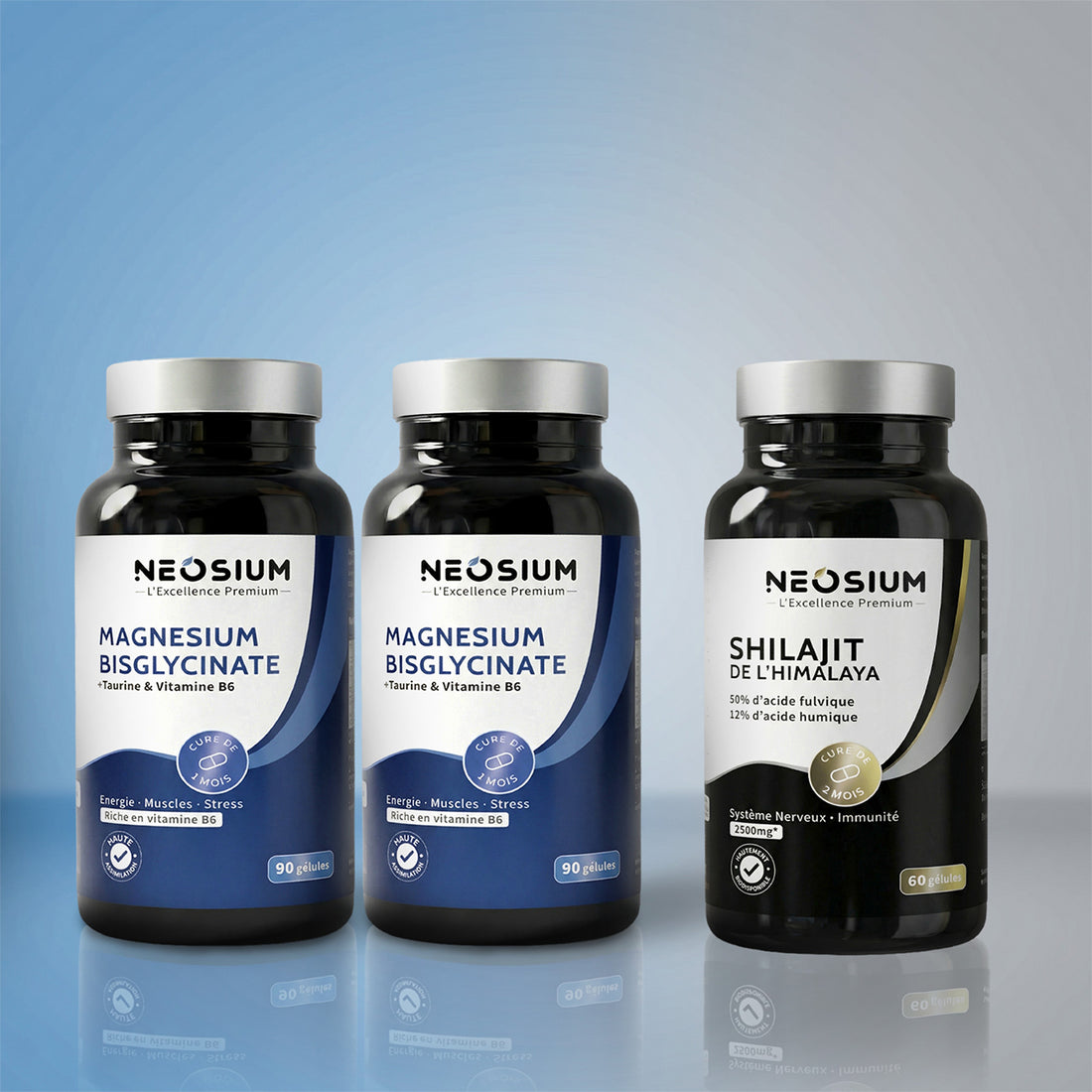 Rituel Energie Magnésium Bisglycinate + Shilajit de l'Himalaya - NEOSIUM