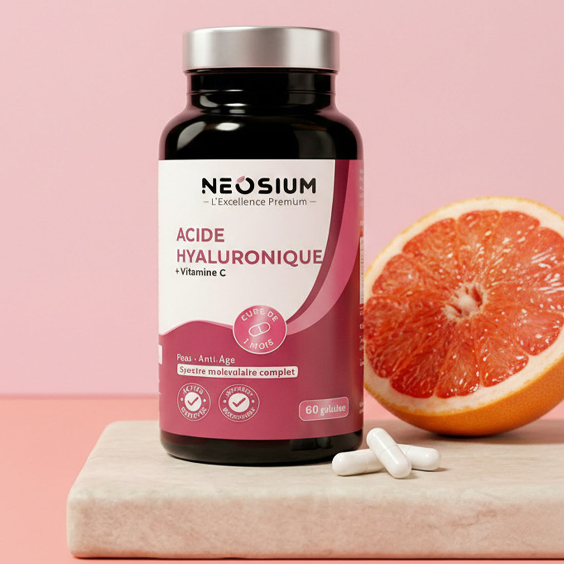 Acide hyaluronique – 60 gélules